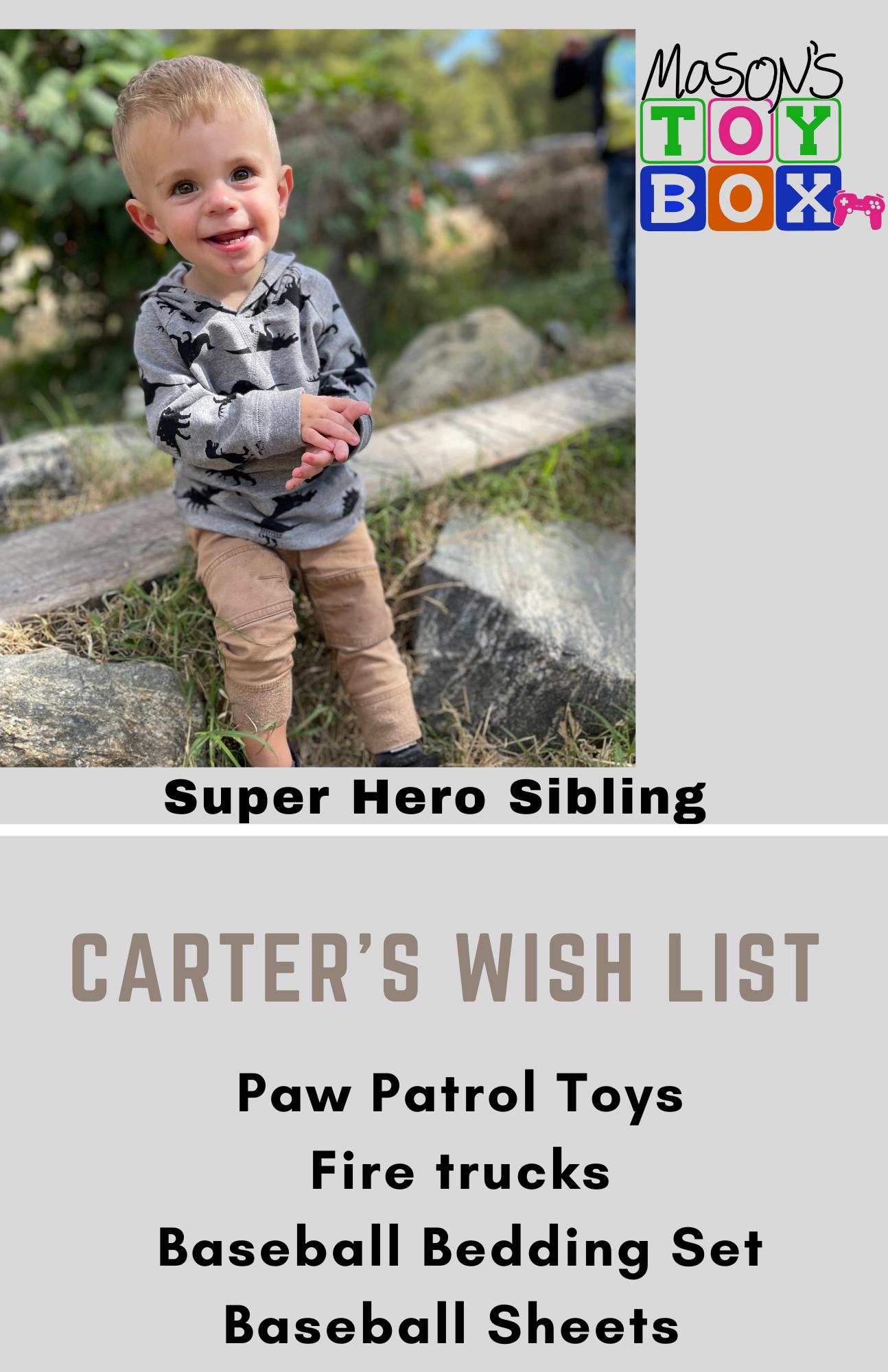 Carter's UPDATED wish list