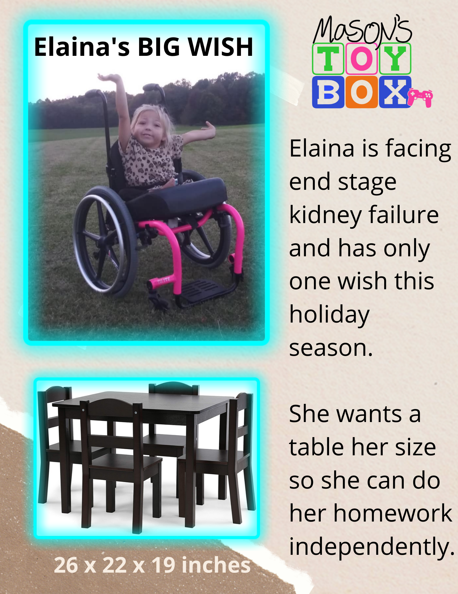 Elaina's BIG WISH